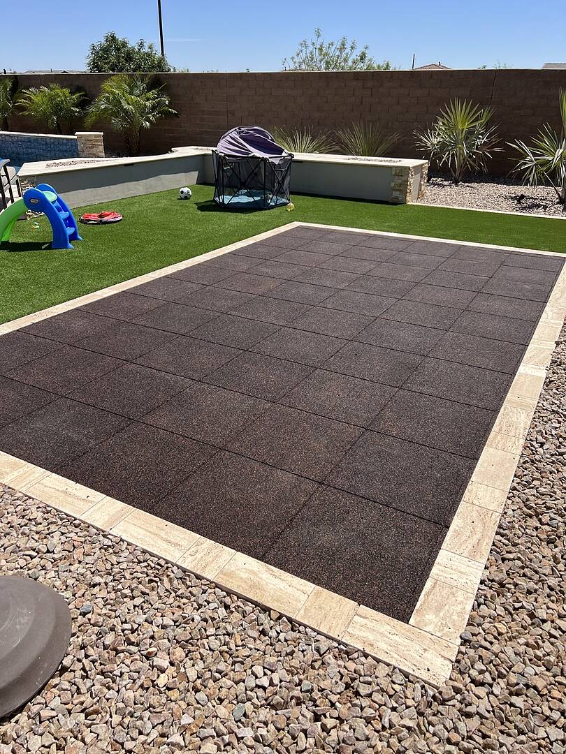 Rubber Playground Tiles - 8’ Fall Height