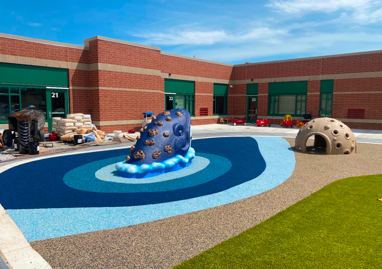 POUR-IN-PLACE Rubber Surfacing