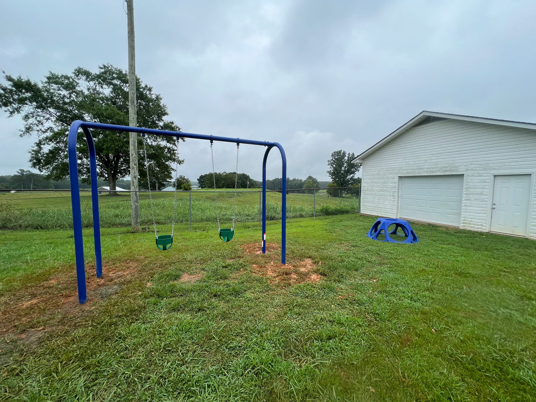 Arch Swing Set 3.5 Inch Metal Post Commercial Swing Sets Commercial Swing Sets