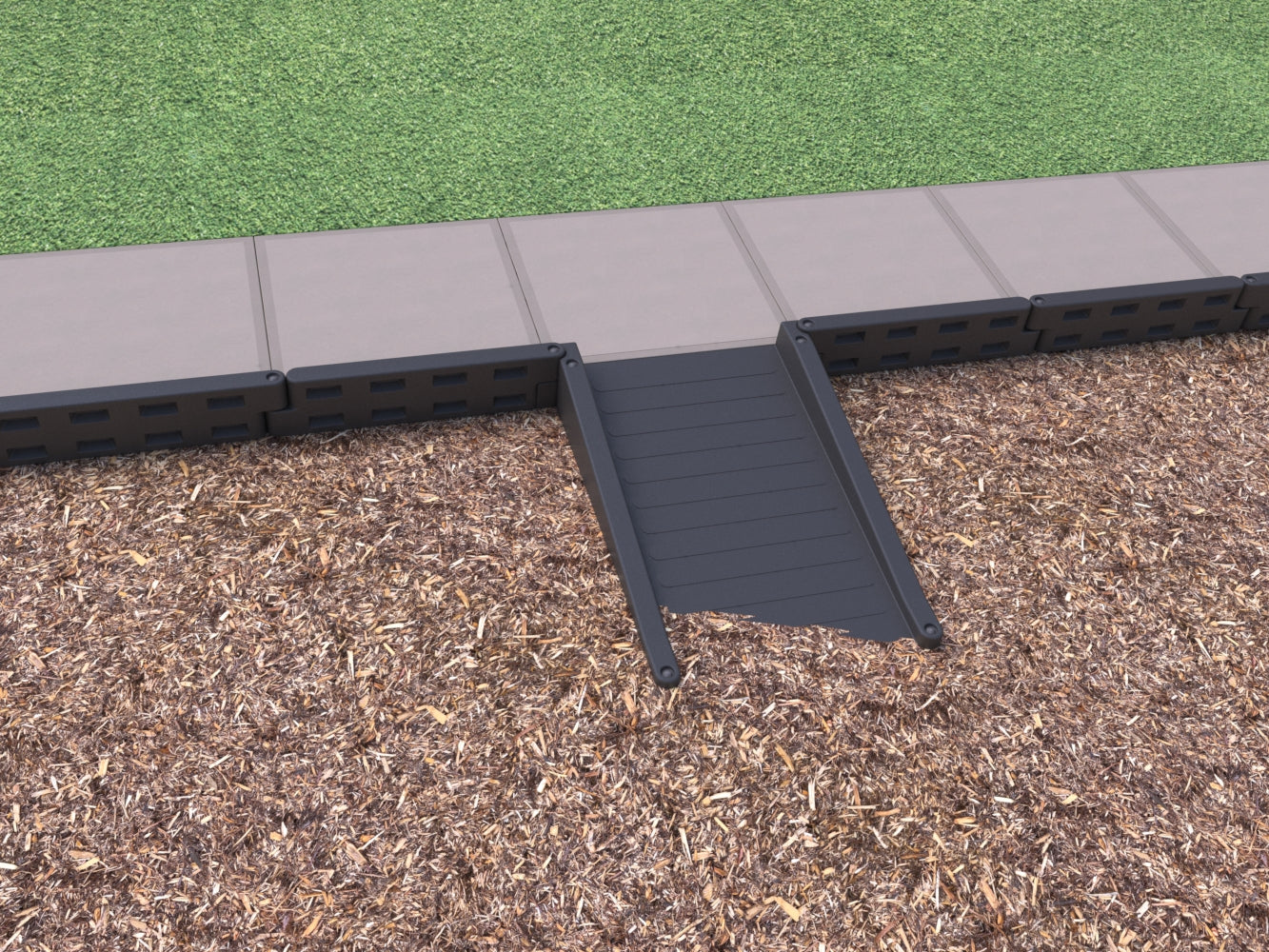 ADA Accessible Half Ramp - PlaygroundProvider.com