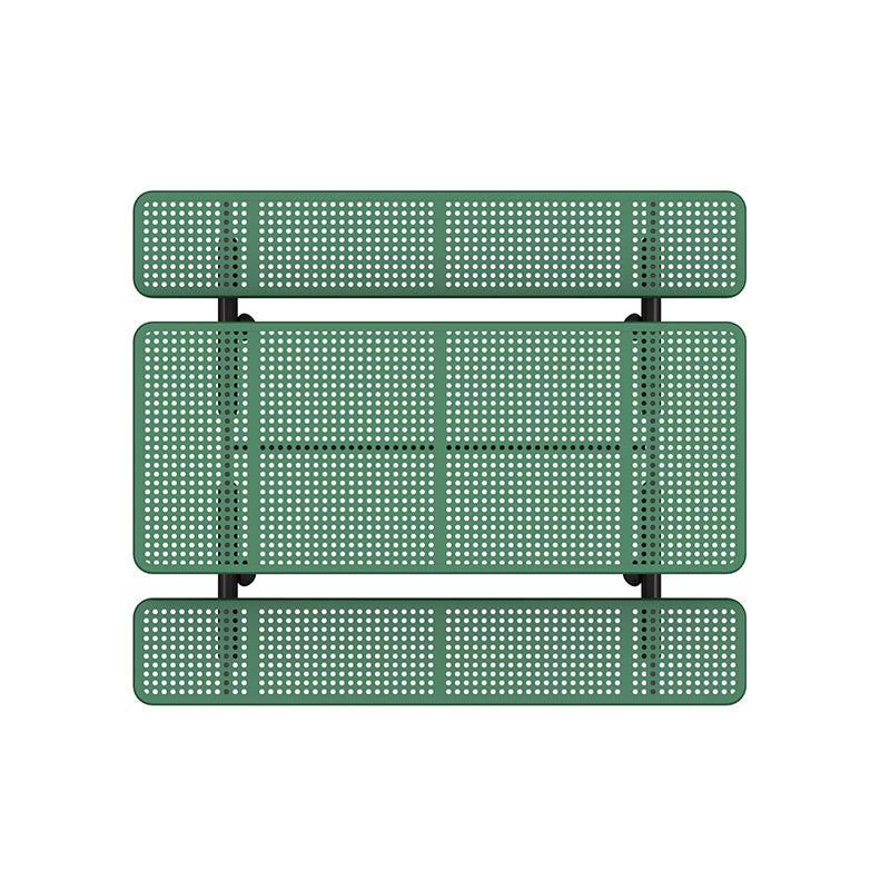 6' Rectangular Picnic Table Perforated Pattern